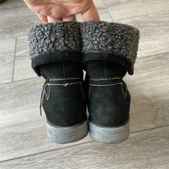 Sketchers Suede Leather Convertible Moto Combat Boots - Picture 7 of 15